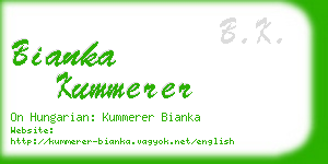 bianka kummerer business card